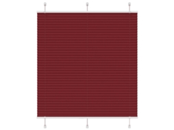 Pleated Blind, Pleated Blinds Vidaxl Vermelho Poliéster (120 X 100 Cm)