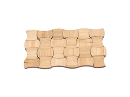 Mali 24pcs Pisos Miniatura de Bambú para Casinha de Bonecas 1:12 Diy Decorativos Lifelike