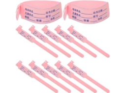 100-pulseiras De Identificação Para Bebês Resistentes Ao Desgaste Uso Em Hospitais E Creches