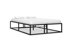 Vidaxl Estrutura De Cama 120x200 Cm Metal Preto