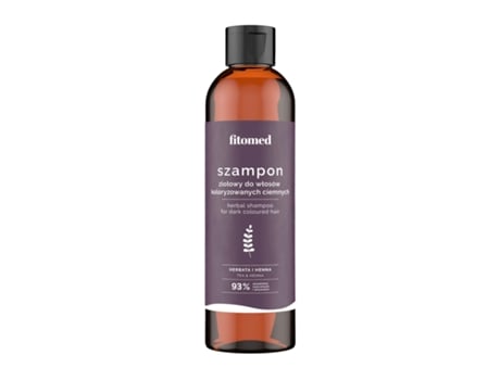 Shampoo Fitomed Para Cabelos Escuros Coloridos Chá E Henna, 250g