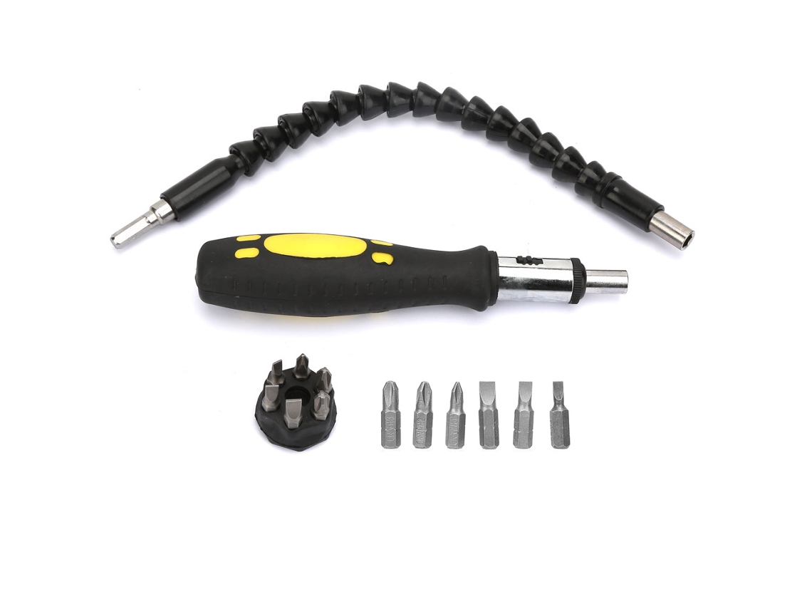 Kit de Brocas com Eixo Flexível do Rosca serpente Multifuncional