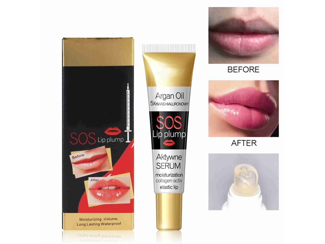 Óleo De Realce Labial Volumizador Redutor De Linhas Finas