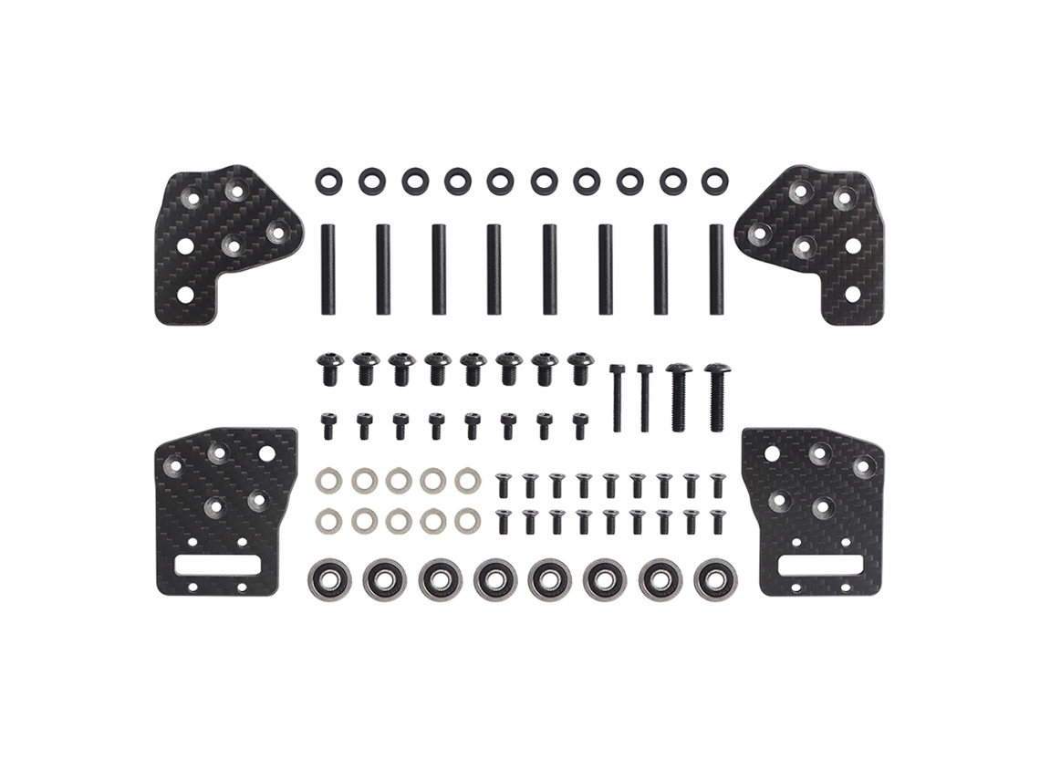 Kit De Junta Xy De Fibra De Carbono Cnc Para Impressoras 3d Voro 2.4/trident Leve E Resistente