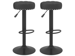 Bar Stool, Bar Stools Vidaxl Preto Veludo (n/a)