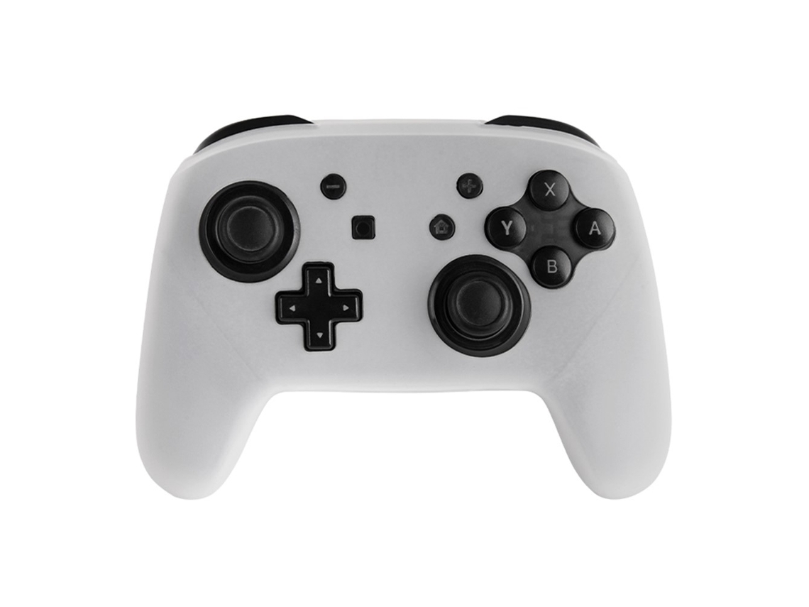 Capa de Silicone Compatível com o Controle Nintendo Switch Pro Transparente BRILVIBERA