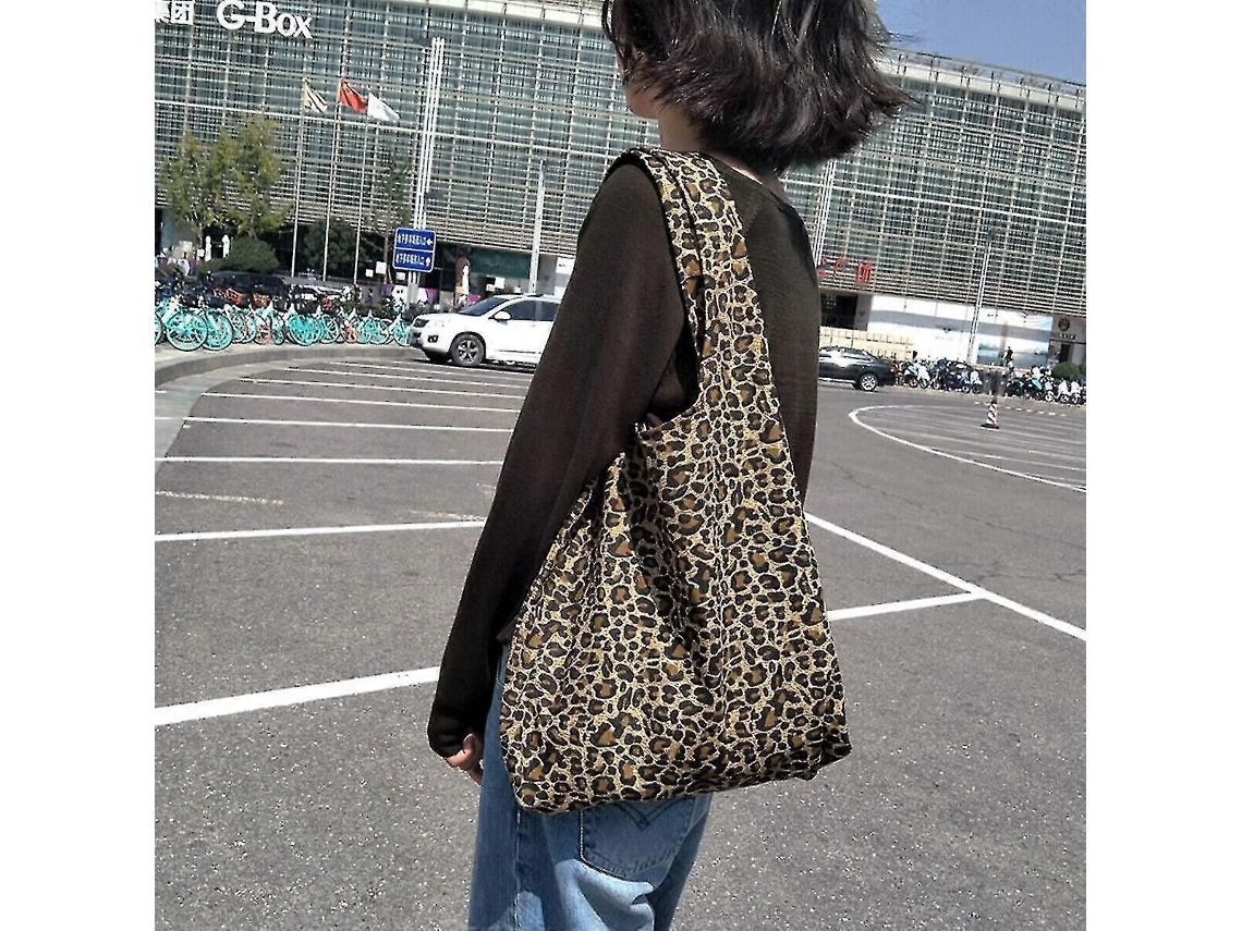 1 Unidade de Sacola de Compras Feminina Grande, Dobrável e Reutilizável, Ecológica, para Guardar e Transportar. GOKOCO