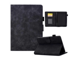 Capa de couro inteligente com relevo Webake para tablet Amazon Kindle Lite 2022