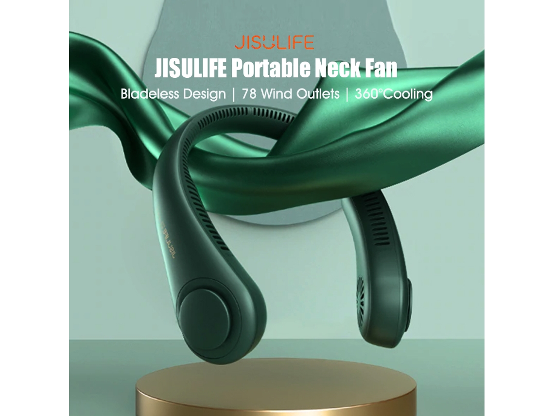 Ventilador De Pescoço Sem Lâmina Portátil Jisulife