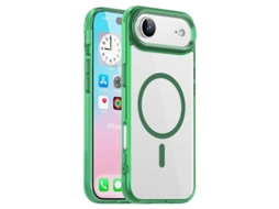 2026 capa Transparente para Iphone Air com Magsafe Tpu + Pc Protetora Anti amarração e Anti emborrachamento