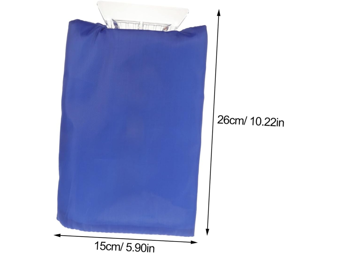 Conjunto De 2 Pás Neve Azuis Para Exterior Com Luvas,ferramenta Prática Remoção E Raspador Gelo.
