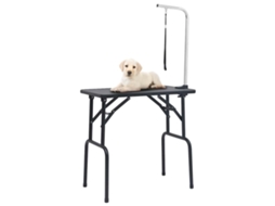 Vidaxl Mesa De Grooming Ajustável Com 1 Laço