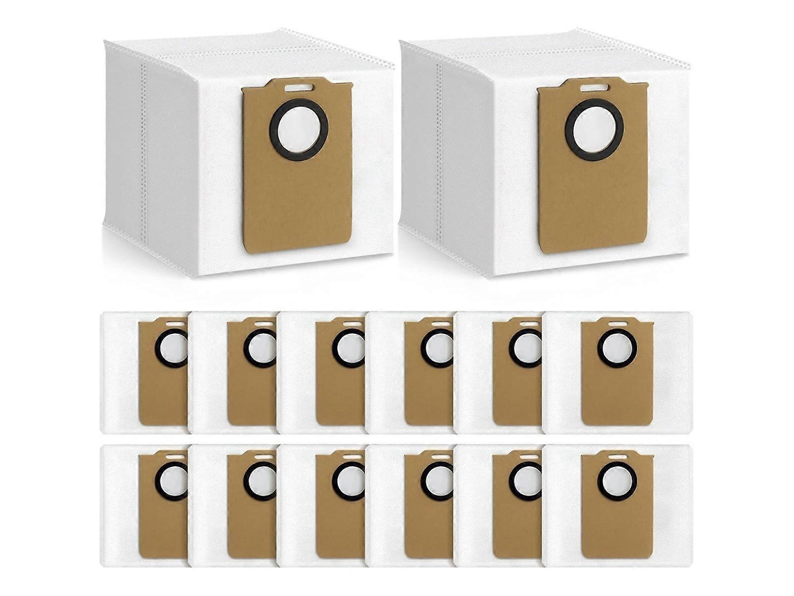 Pacote Com 14 Sacos Para Aspirador Robô Monsga Ms1 Max, De Grande Capacidade Acessórios Limpeza Doméstica. Tuotuo