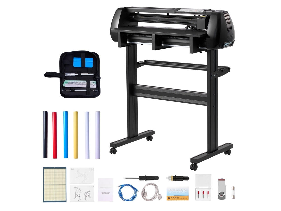 Plotter De Corte Vinil 720mm Com Dupla Lâmina E Precisão ±0,1mm Para Autocolantes E Sinalética Tekmaquinas