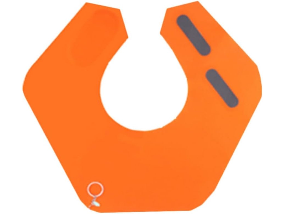 Cape Imperméable De Coiffure En Silicone, Tablier De Salon Orange