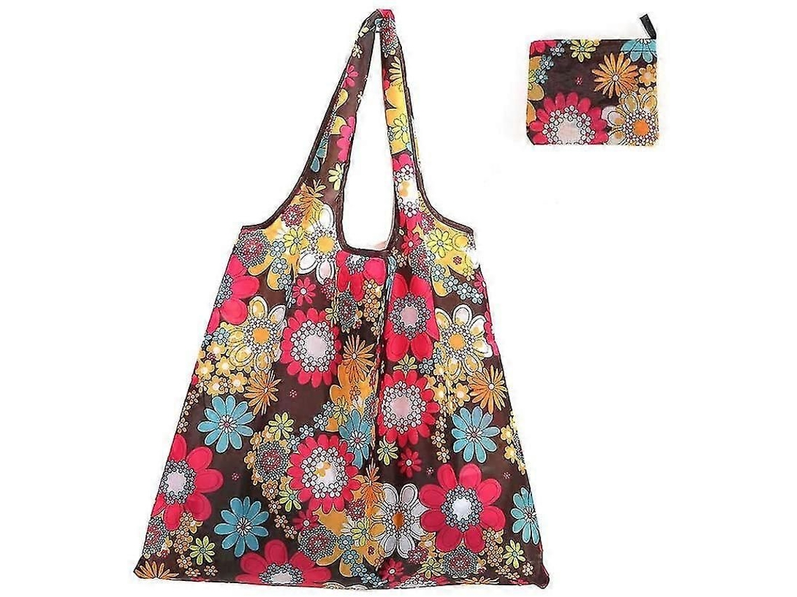 Sacola Reutilizável, Sacola de Compras Resistente, Sacola Dobrável Grande e Ecológica Kj06 GOKOCO
