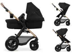 Carrinho de Bebé Multifuncional KINDERKRAFT 3 Em 1  Moov 2 Air (Outlet Grade A - Preto)