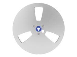Aetheria bobina Vazia de Fita 1/4 Polegada 7 Polegadas para Gravadores Teac Revox Studer Prata