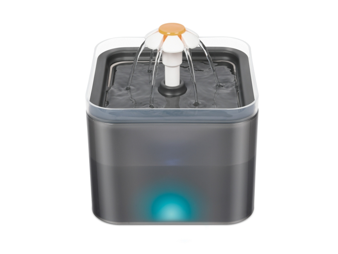 Dispensador Automático De Água, Circulação Contínua, Acabamento Cinza, Para Uso Doméstico E Hidratação Diária
