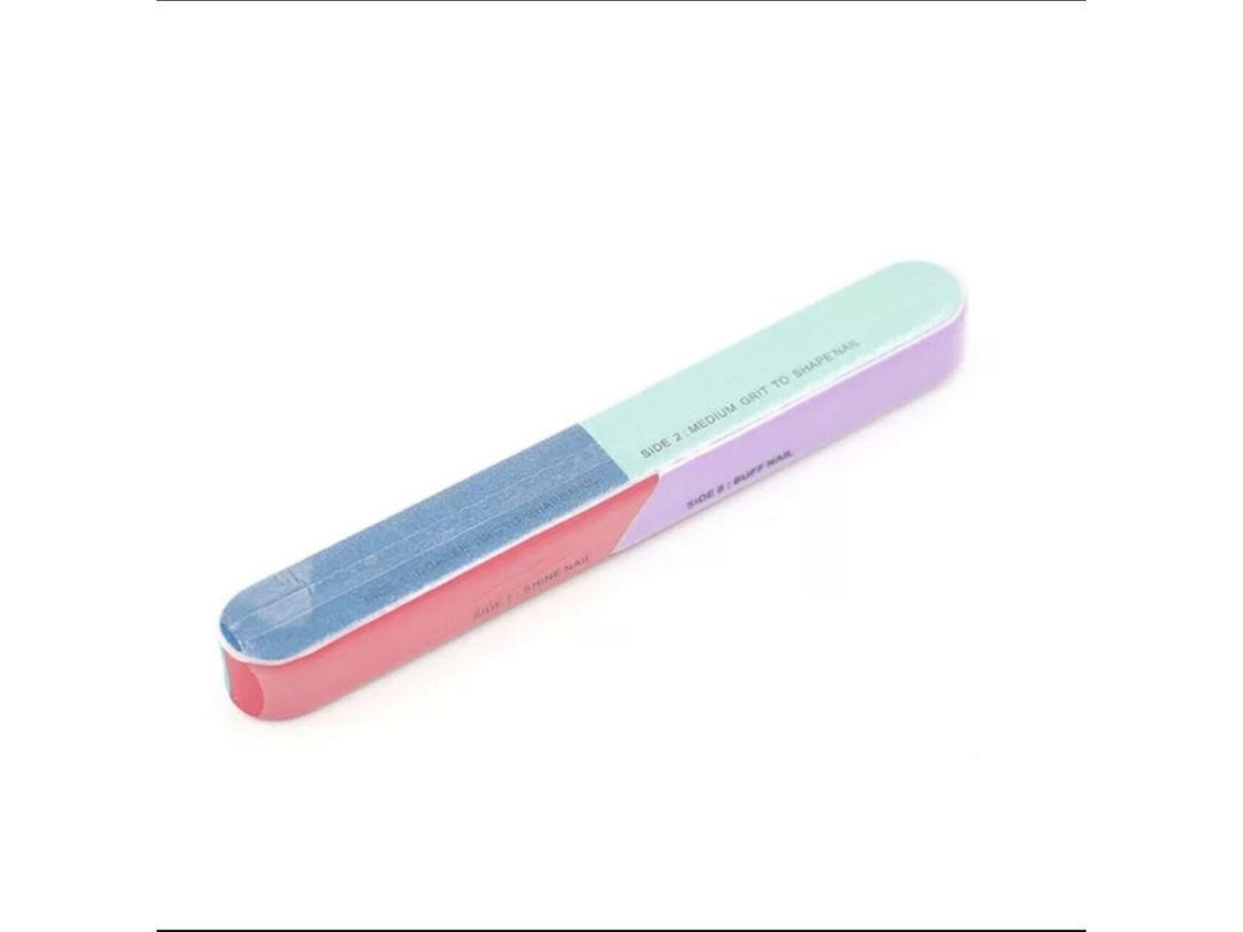 Bloque de Lixamento para Unhas 7 em 1 Lixa para Unhas com Polimento e Brilho