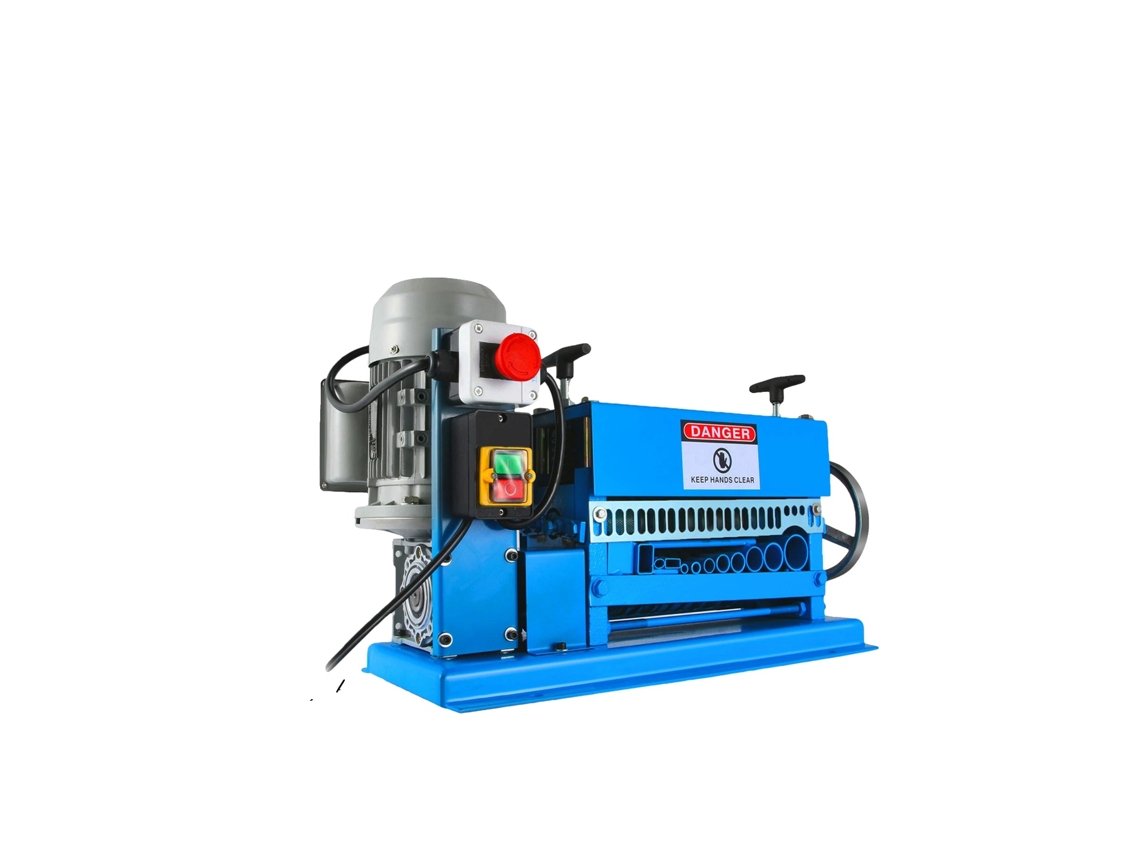 Máquina De Desencapar Fios, Construção Durável, Alta Eficiência De Desencape, 11 Furos E 10 Lâminas, 370w 1.5mm-38mm