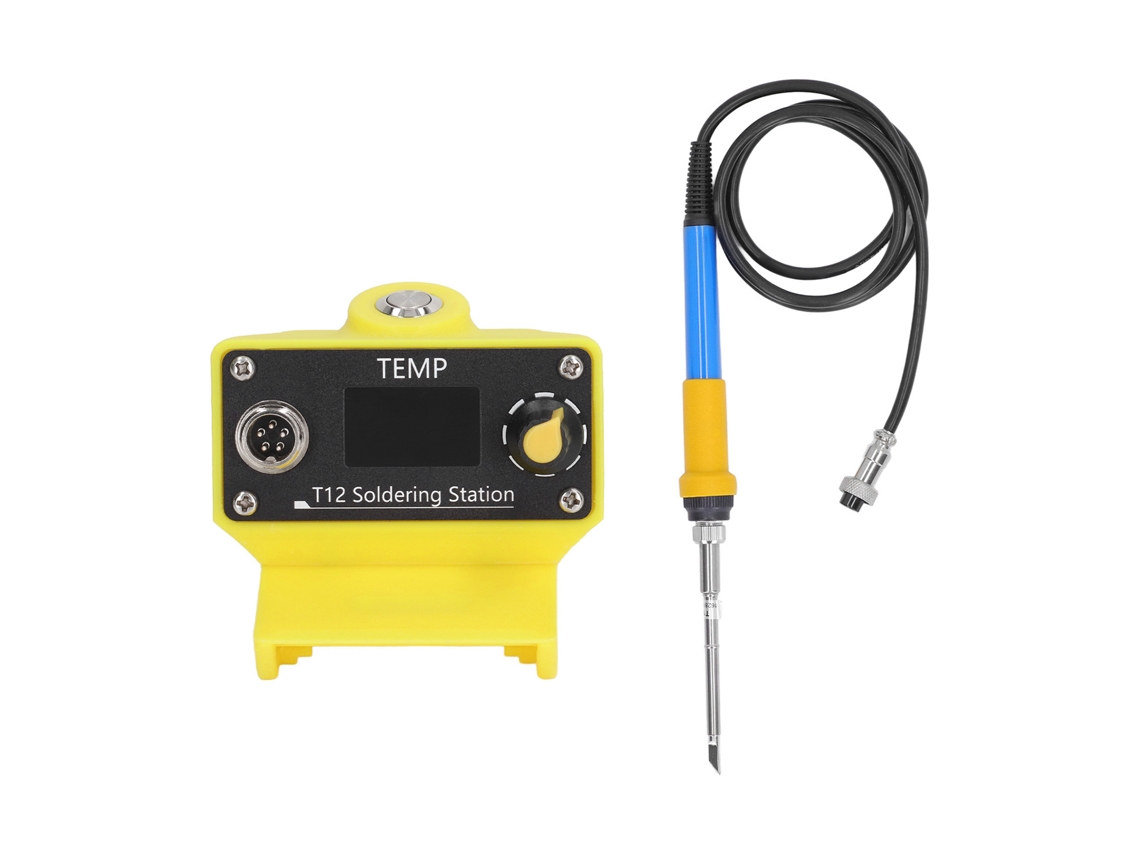 Estação de solda sem fio de 72 W com tela de 0,96 polegadas para baterias de lítio DCB180 de 18 V e 20 V.