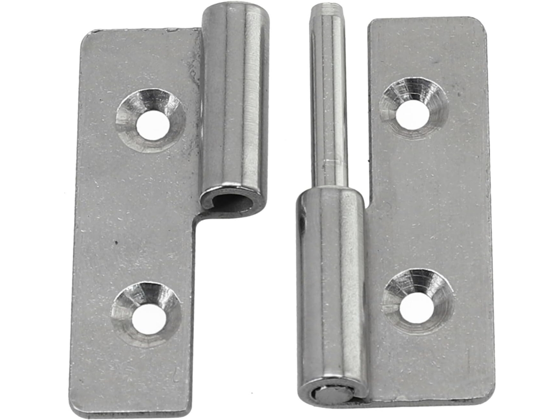 Dobradiça Removível Para Estrutura Em Aço Inoxidável, Ideal Para Facilitar A Remoção De Portas Em Armários E Guarda