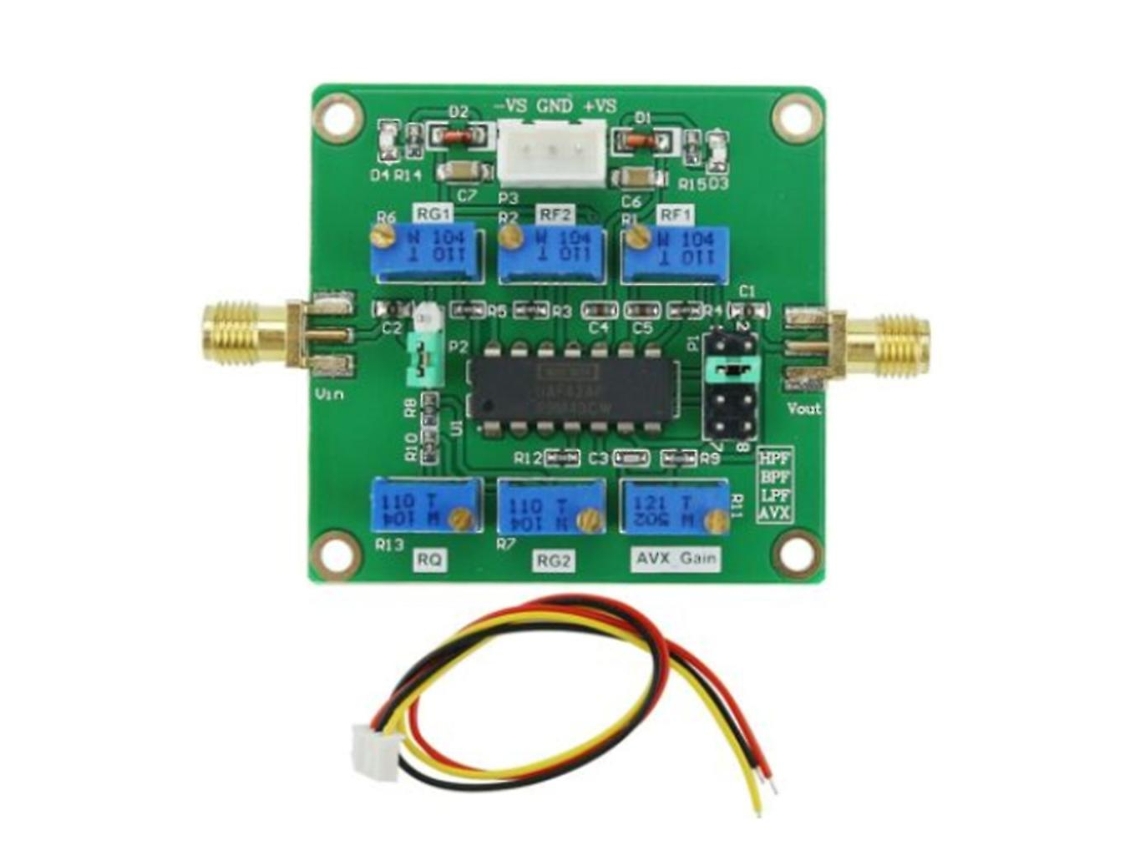 Amplificador De Valor Q De Ganho De Frequência Ajustável Com Filtro Universal Uaf42