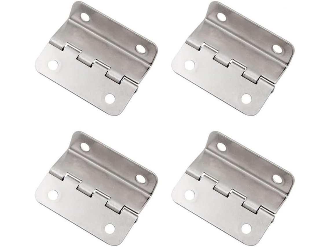 Conjunto De 4 Dobradiças Vintage Para Armário, Dobradiças Antigas De Ferro 4cm Prateadas