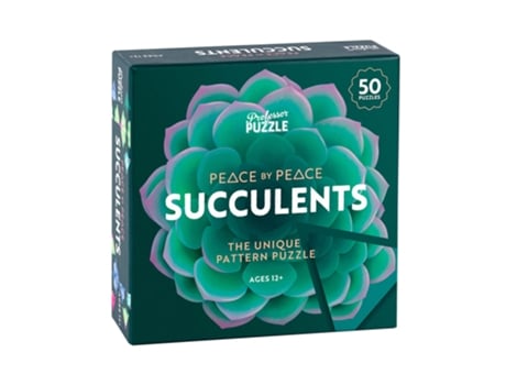 Peace by Peace: Succulents Puzzle (Idade minima recomendada: 9 anos)