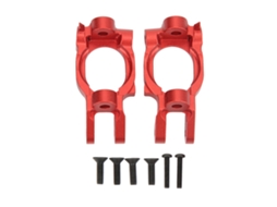2pcs de Bloco de Roda Business, C Hub de Alumínio, Alta Resistência, para Losi Hammer Rey, Rock Rey, Carro RC 1/10 Vermelho S/MARCA