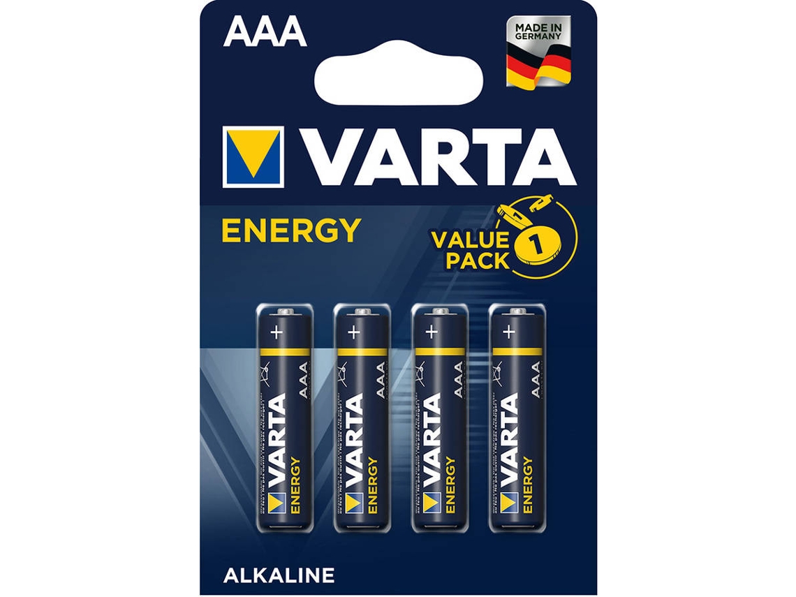 Pilhas VARTA LR3 AAA (4 Uni)