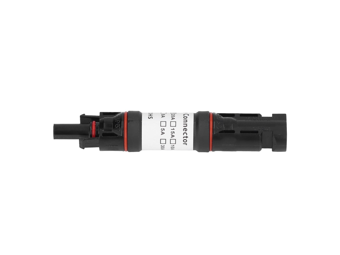 Porta-fusível fotovoltaico de cobre PPO com conector de fechamento automático DC 1000V 20A