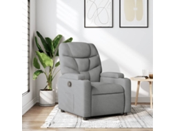 Poltrona Reclinãvel Tecido Cinza Claro DKD HOME DECOR