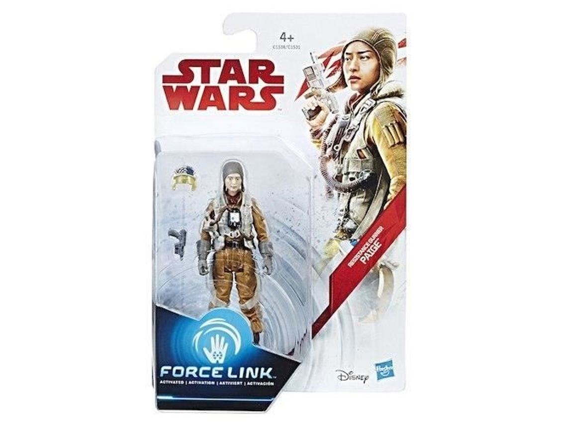 Star Wars Episódio Viii Hero 2 Figura de ação de 10 cm Artilheira de resistência Paige C1538 HASBRO