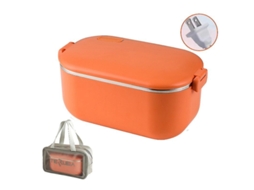 Caixa Térmica Portátil 12/24v para Carro 3 em 1 Laranja S/MARCA