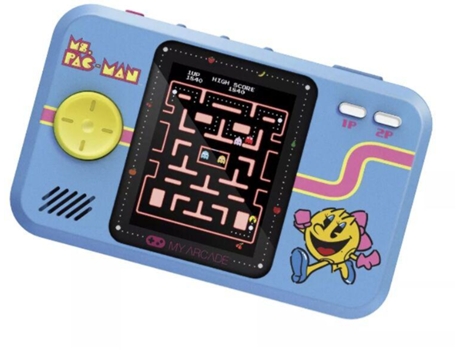 Bolsa Console Gamer Pac Man 8,4 Cm Meu Arcade