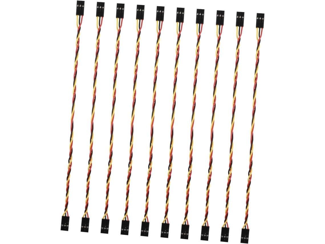 Conjunto De 10 Conectores De Fio De 3 Linhas, Conector De Fio Fita Multicolorido Jst, Conector Duplo De Plástico Conjunto De 10 Conecto Gokoco