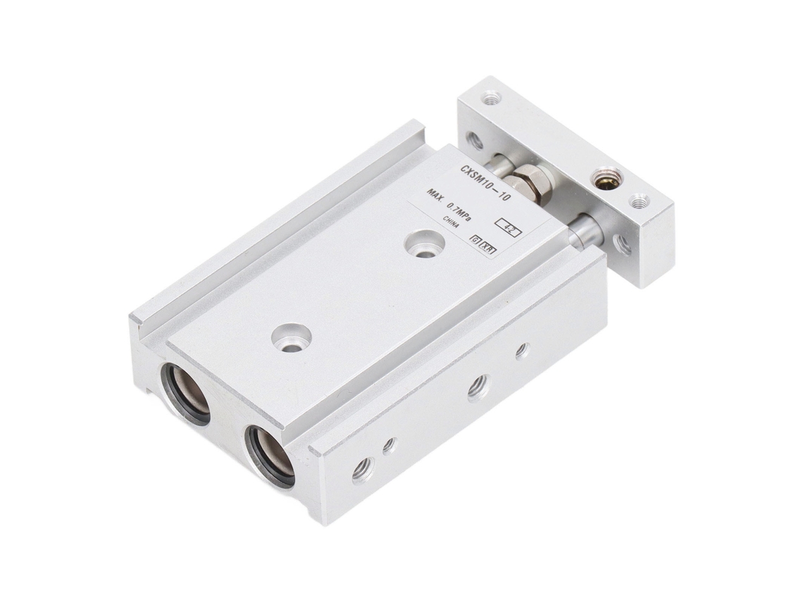 Cilindro de Ar Pneumático Cxsm10 10 com 2 Varas de Pistão 2 Eixos 0.1 0.7mpa Acessório de Substituição