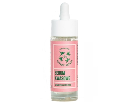 Alpine Glow Edelweiss Facial Acid Serum By Cztery Szpaki 30ml Mydlarnia Cztery Szpaki
