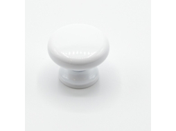 Puxador para Móvel Zamac D 30 Mm Branco HARDWAREXCHANGE