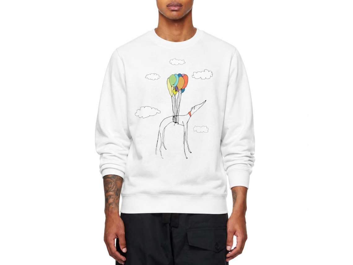 Rockinstone I Can Fly White Sweatshirt Unique Designer Style