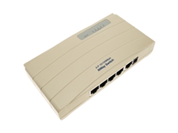 Switch LAN Ethernet 10/100 Mbps 5 port UTP RJ45 fêmea  BEMATIK