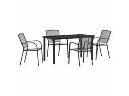 Maison Exclusive - Conjunto De Jantar Para Jardim 5 Pcs Antracite
