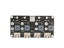 Módulo de carga rápida 4 vias 12V 24V para QC3.0 placa conversora USB de carga para telefones