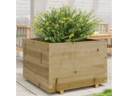 Vidaxl Vaso/floreira De Jardim 70x70x49,5 Cm Madeira Pinho Impregnada