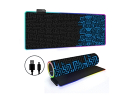 Mousepad Tapete De Mesa Retroiluminado Rgb Com Linhas Simples Brilvibera (estilo 15, 3007003mm)