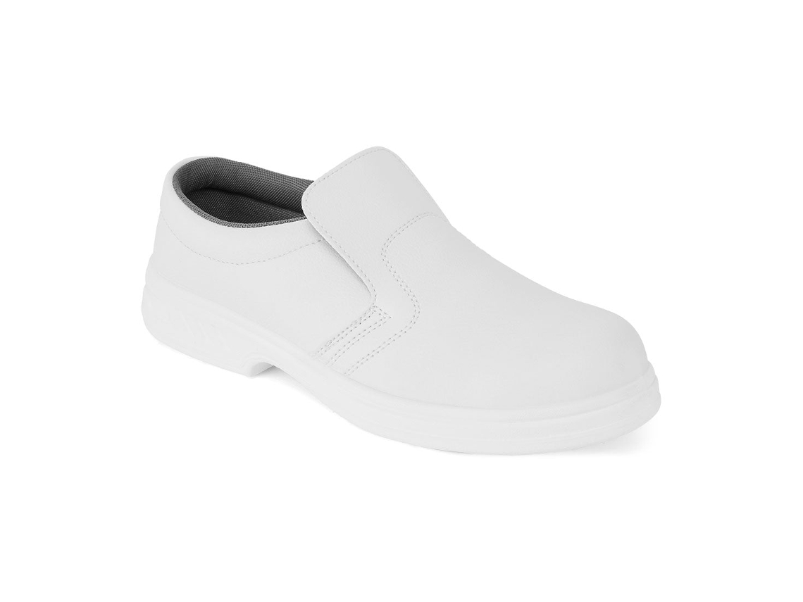 Sapato De Trabalho Slip On O2 – Conforto E Funcionalidade Branco / 36