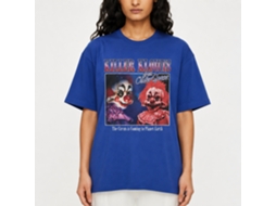 Rockinstone Killer Klowns Glamour Shot Solid Royal Adult T-shirt Size:m
