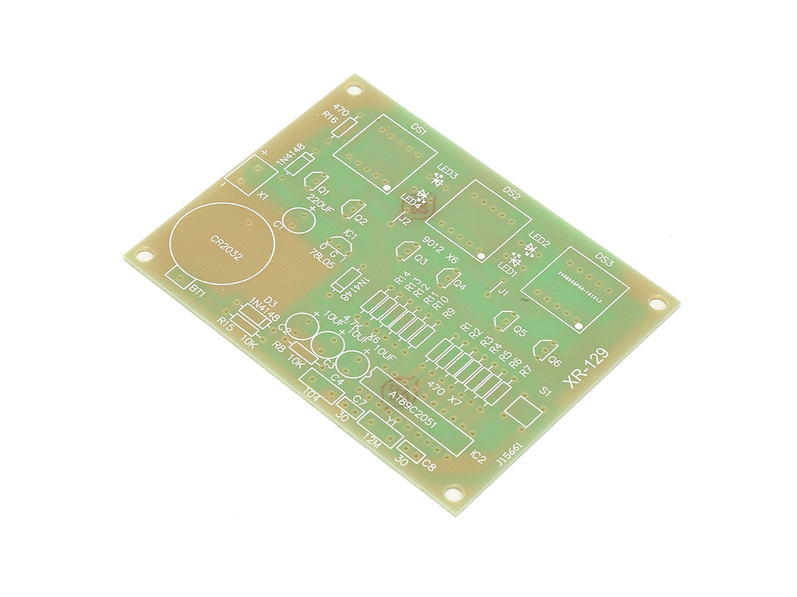 Kit Relógio Digital Led 6 Dígitos Diy 9-12v
